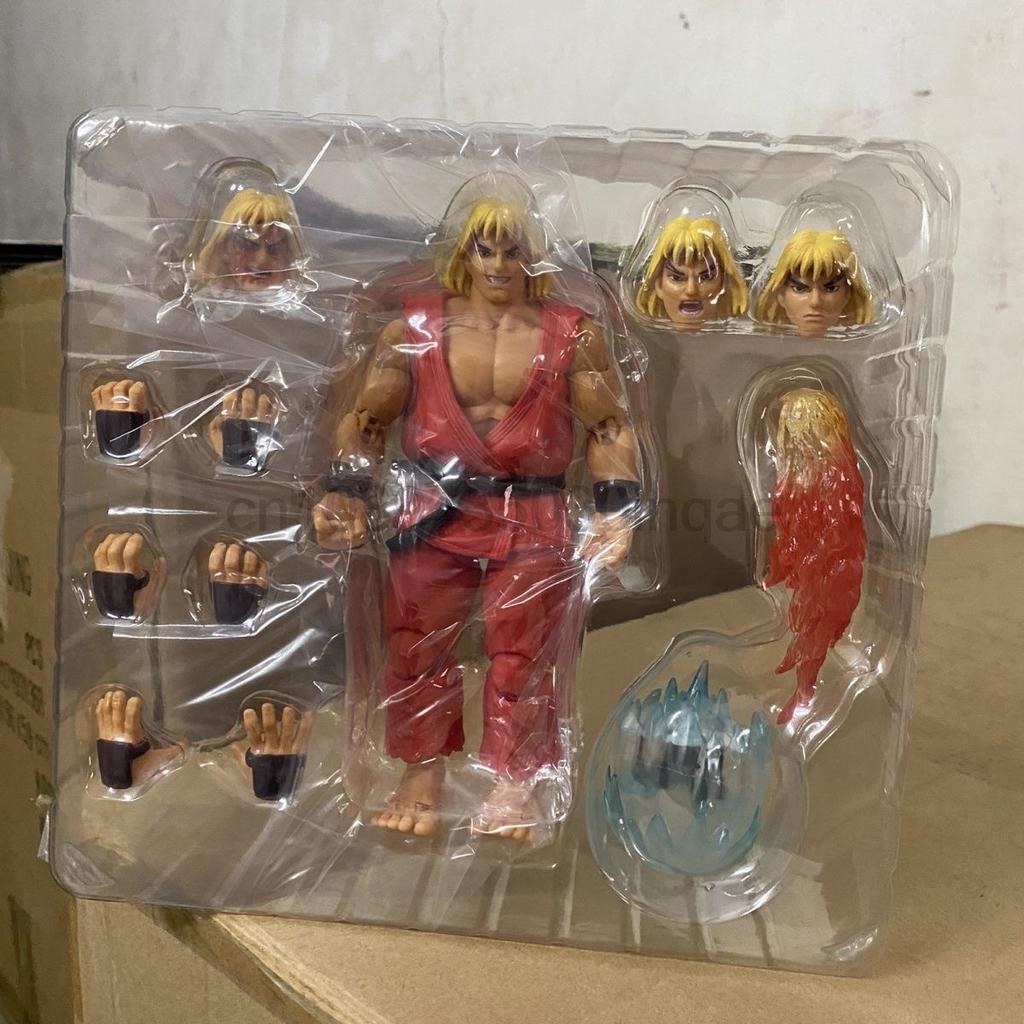 Ultra Street Fighter Ken Masters Storm Toys USFII: The Final Challengers Guile Ryu Ken Action Figure Model Toy Joint Movable