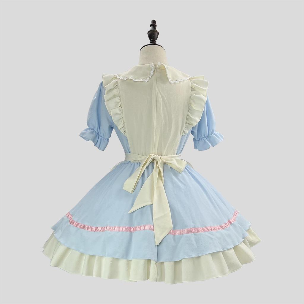 New Cross-Border Cute Maid Cosplay Lolita Halloween Costume for Women