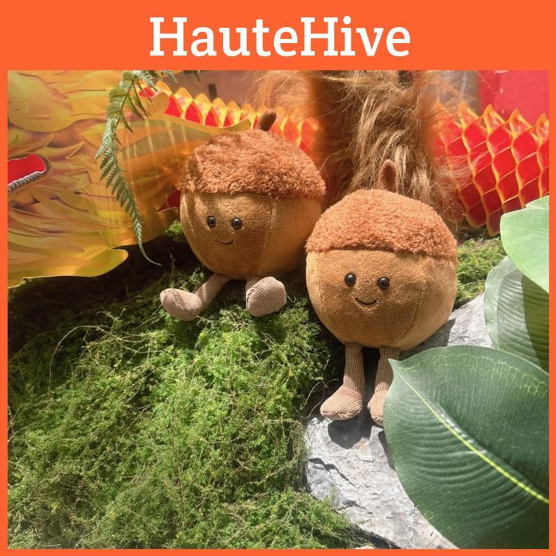 Acorns Jc Hazelnuts Plush Toys Stuffed Doll With Short Pile Fabric Decoration