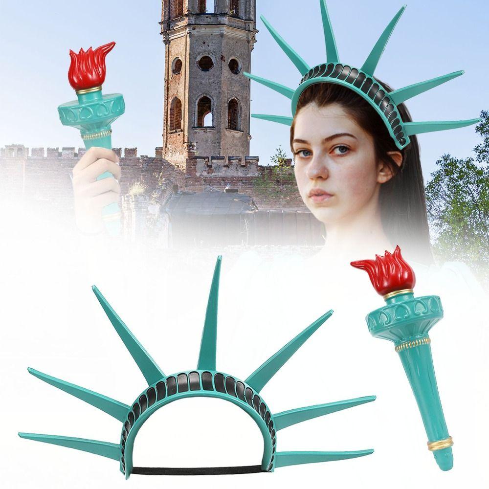 Statue de la Liberté Lumineuse Accessoires de Cosplay Torche Événements Cosplay Accessoires Accessoires de Cosplay