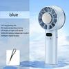 5200mAh Portable Handheld Fan LED Display Semiconductor Refrigeration 100 Speeds USB Rechargeable Outdoor Fan Double Ice Cooler