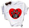 Women's Large Size Short Sleeve Crewneck T-Shirt Cartoon Hand-Painted Dog Paw Print Warm Polyester Fabric Summer Fashion