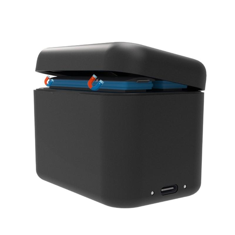 Efficient Battery Charging Case for X4 Camera Battery Fast Charging Docking Station Storage Box USB C Charge Port