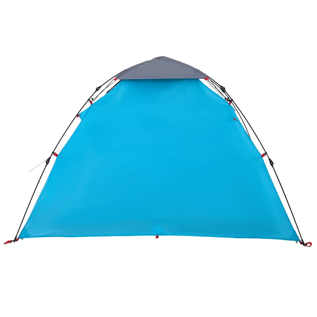 Dome Camping Tent for 3 Persons Blue Quick Release