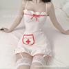 Domila Sexy Lingerie Women's Suit Pajamas Temptation Qqny Wholesale White Nurse Uniform One Piece Hair