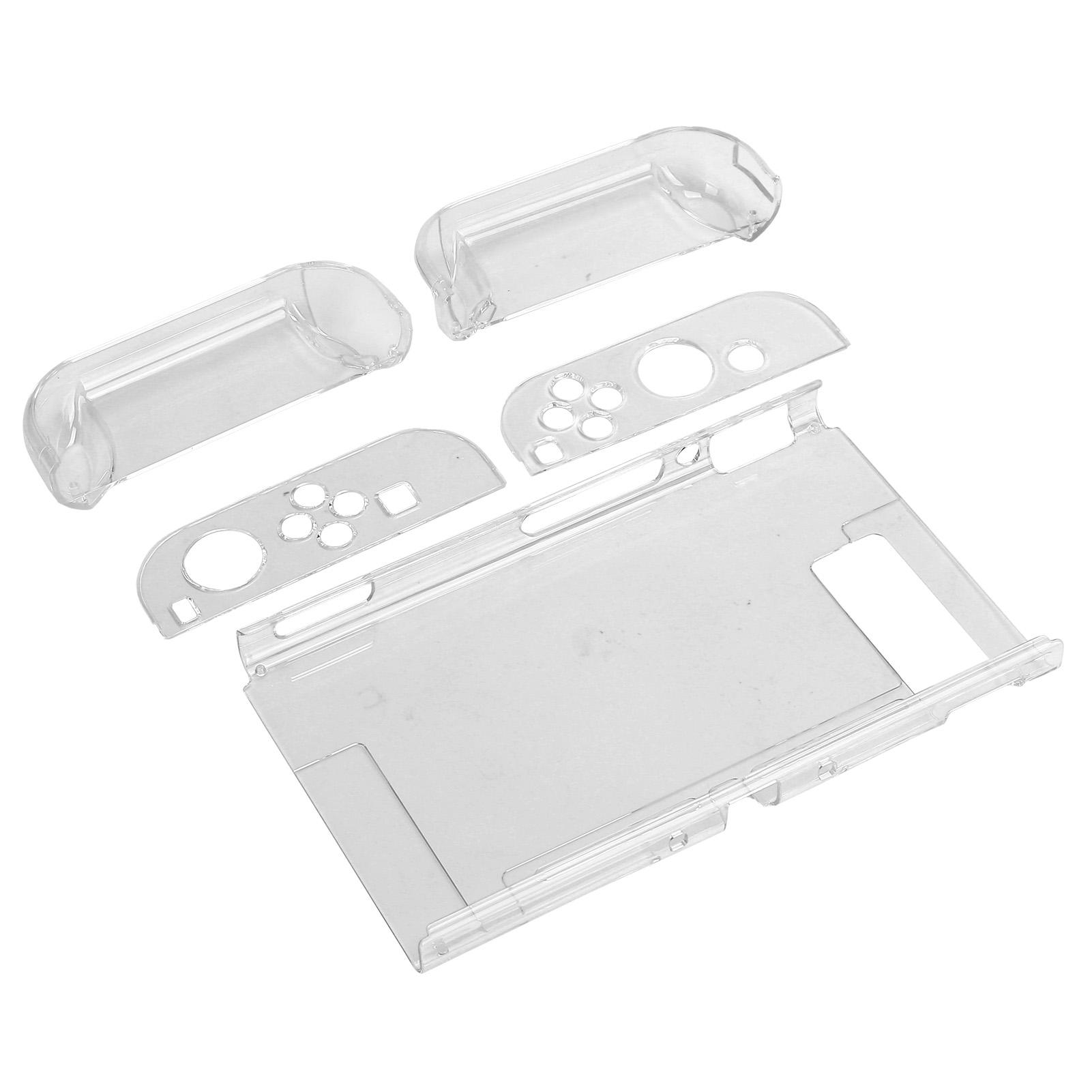 

Комплект защитных чехлов для игровой консоли, чехол из ТПУ, раздельный протектор для Switch, прозрачный