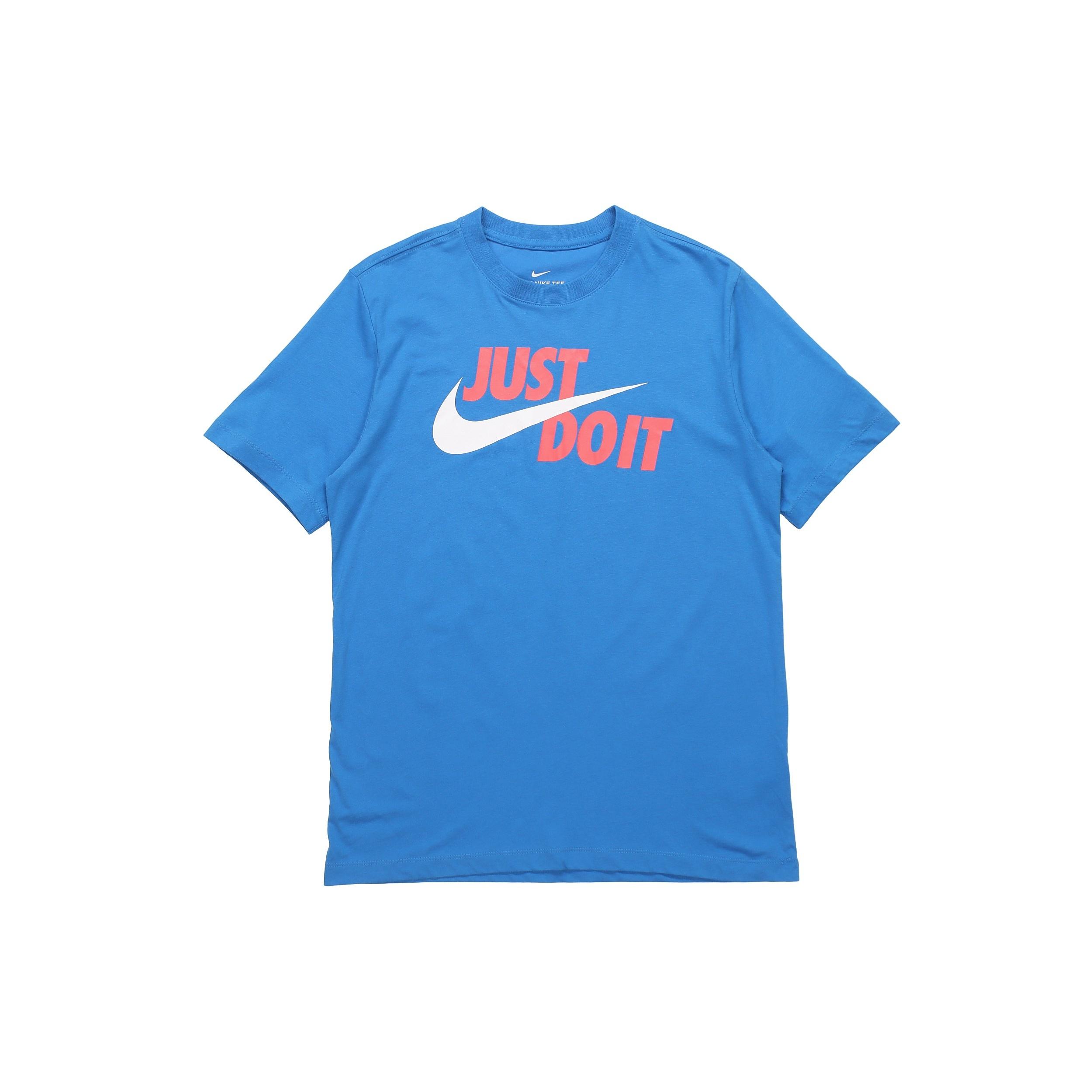 Nike Sportswear JDI Large Short Sleeve Blue Light blue Men s AR5007-435 M