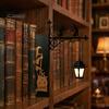 Leseeckleuchte im Vintage-Stil, Dekorative Bücherregalleuchte, Bibliothekslaterne, Leuchten für Bücherwürmer, LED-Buchnischenlampen-Ornament, Arbeitszimmer, Heimbibliothek,