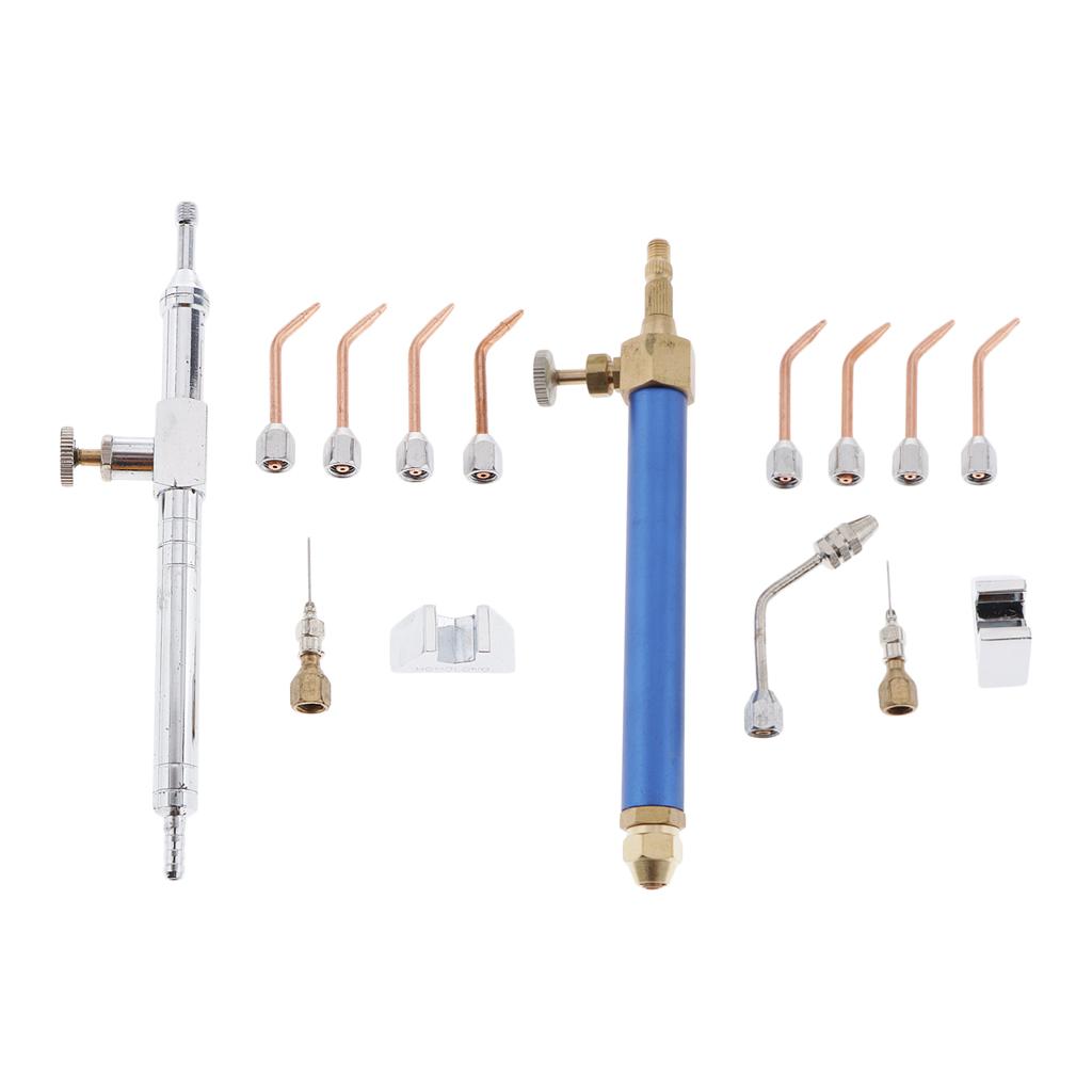 Stainless Steel Jewelry Soldering Micro Welding Torch Kit Handheld Tool for Oxygen Acetylene Metal Crafts