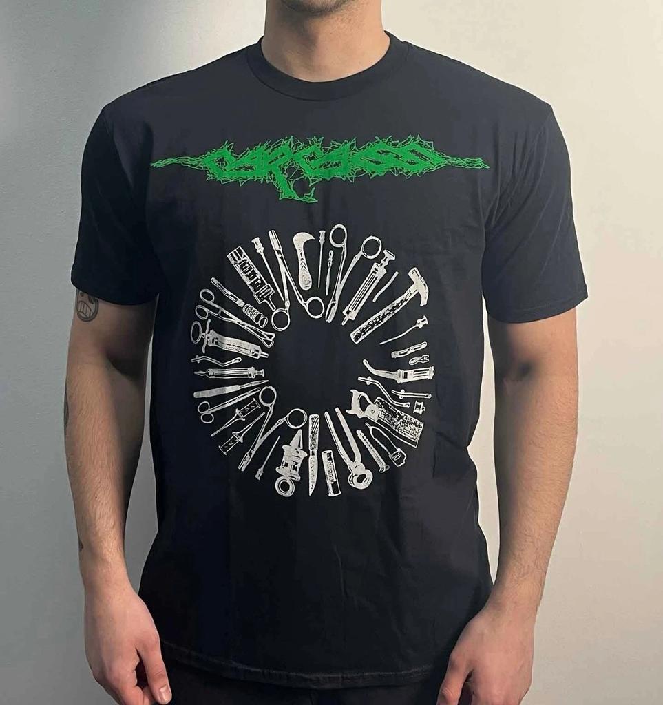 Carcass - Strumenti del Mestiere (Gildan) T-Shirt Nera Cannibal Corpse Morte