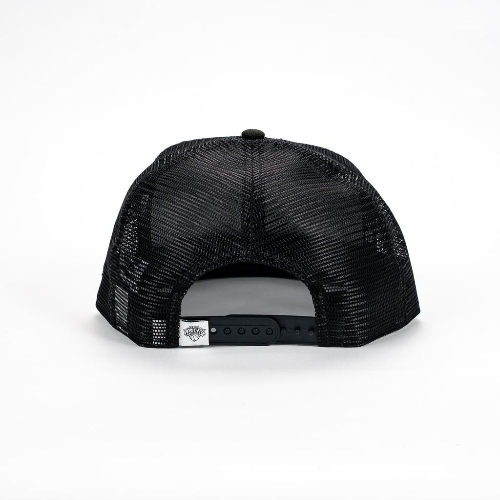 NEW ERA 9FIFTY Snapback de Rede Preto Branco para o NBA New York Knicks &