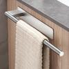 Stainless Steel Towel Rack No Drilling Towel Bar Bathroom Holder Self-adhesive Bathroom Kitchen Towel Hand Towel Rack Shelf