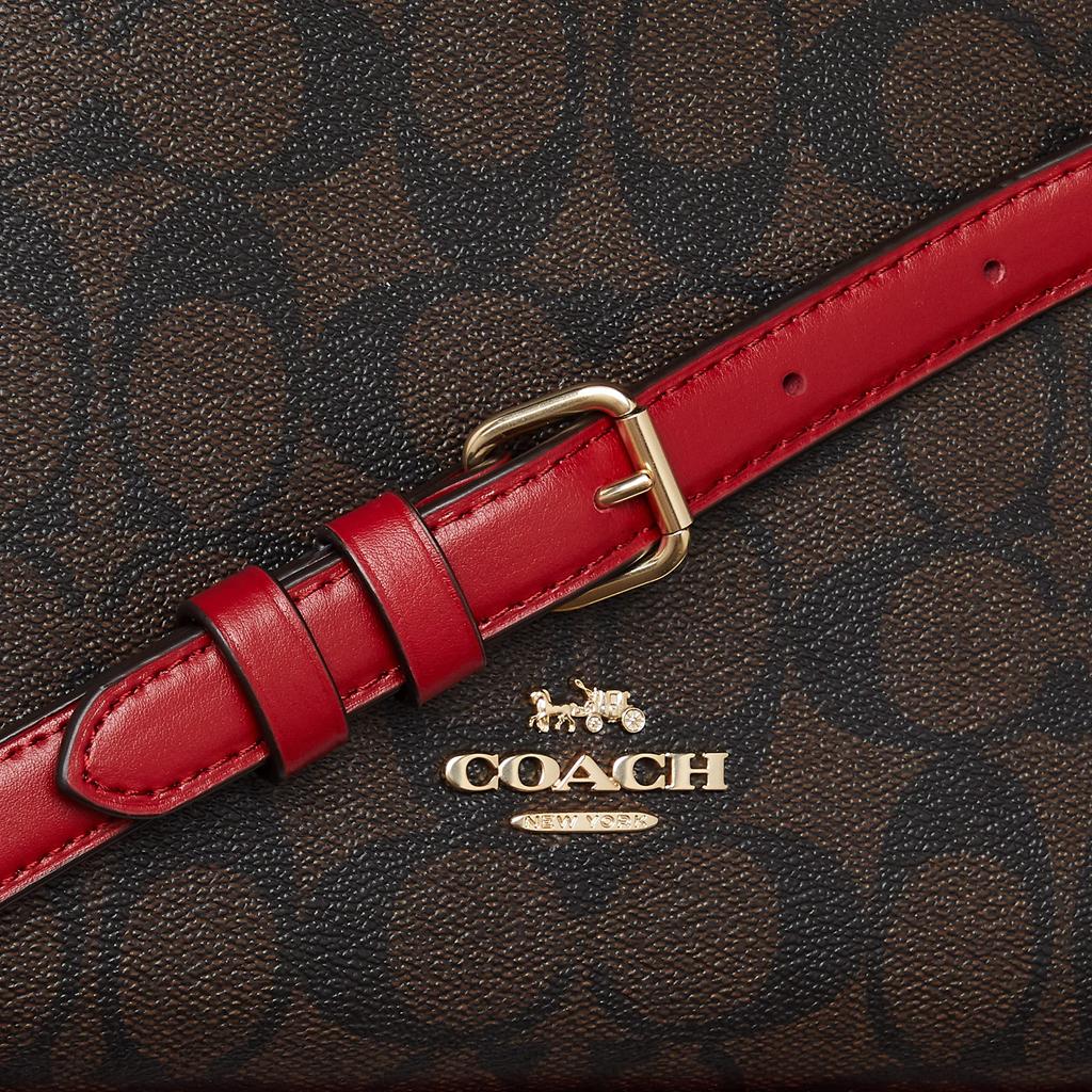 Handtasche Signature [Coach] Damen Im/Braun1941Rot [Artikel]
