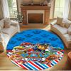 PAW Patrol Print Round Rug, Washable Floor Carpet, For Entryway Dorm Laundry Room Office Study, Home Decor Birthday Christmas Gift