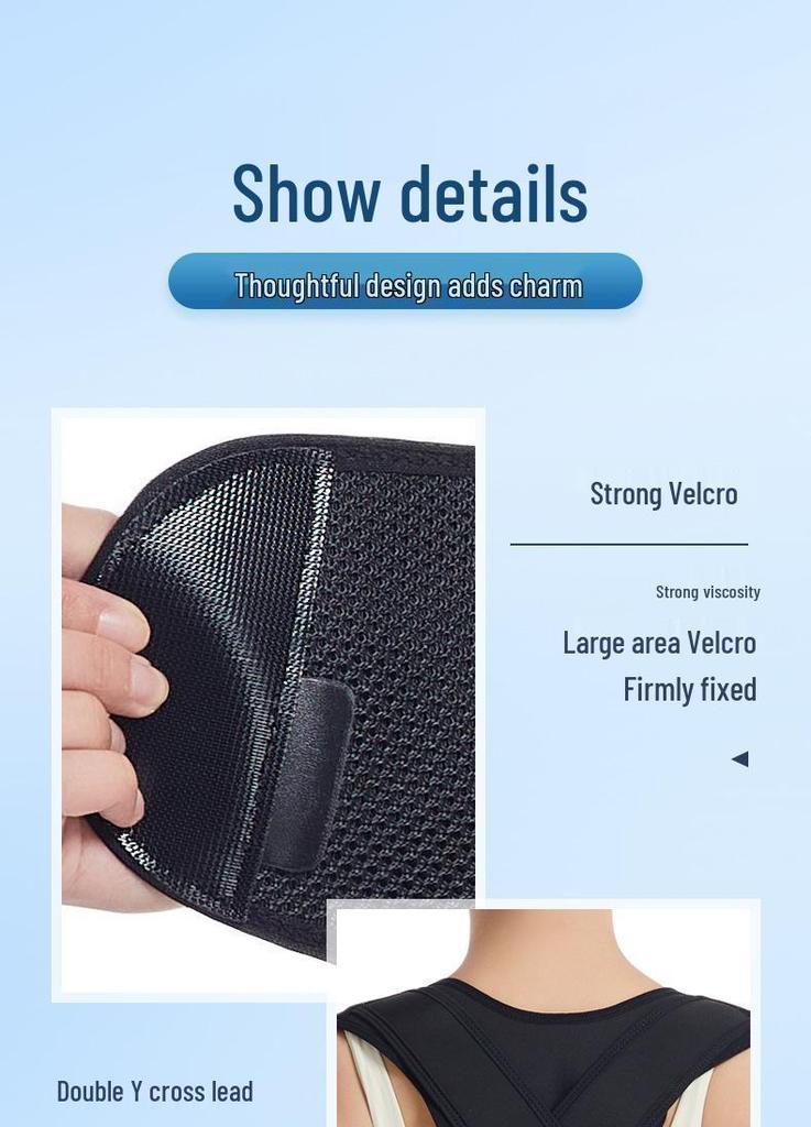 Unisex Upright Posture Corrector: Comfortable Shoulder Strap for Posture Improvement and Back Support