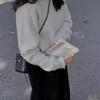 Autumn Winter Simplicity Casual  Women Sweater Lazy Wind Solid O-Neck Loose Long Sleeve Pullovers Knitted Tops