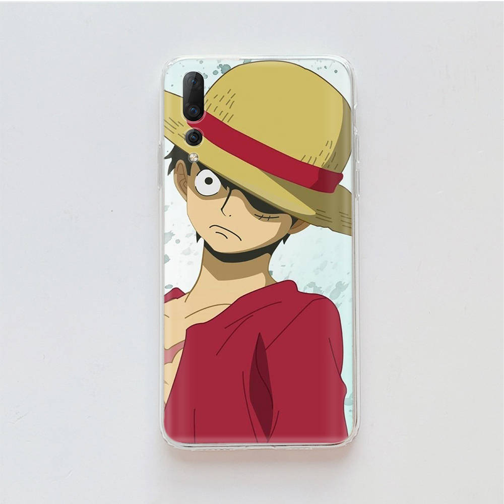 Transparent Case for Samsung A04 A14 A23 M33 M53 Realme 10 9 C35 C55 VIVO X80 Infinix Hot 30 Note 11 Tecno Spark 8P Pro W-75 One Piece Luffy