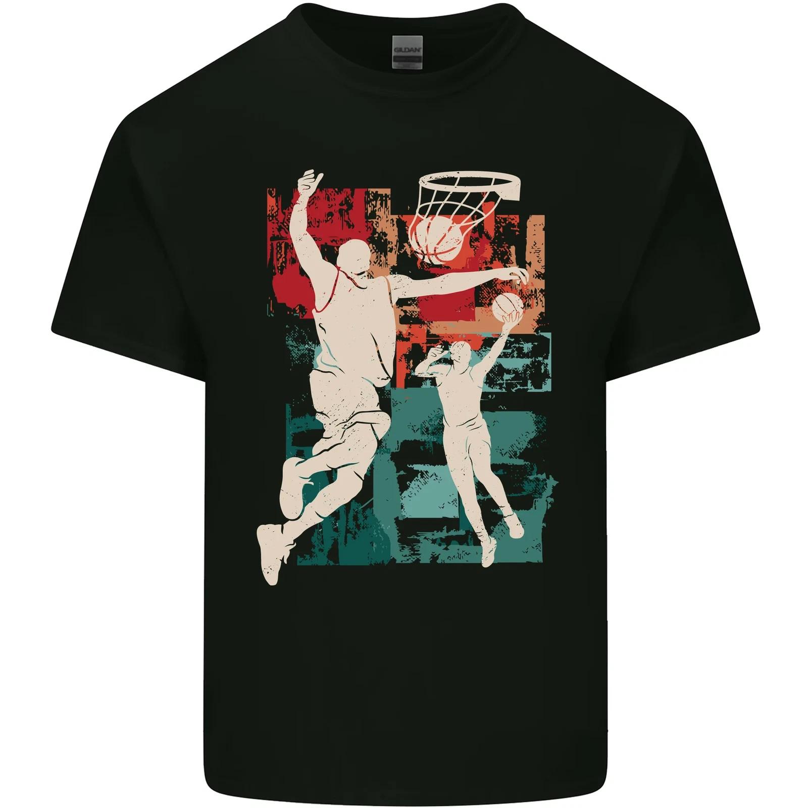 Abstract Basketball Design Kids T-Shirt Childrens XL