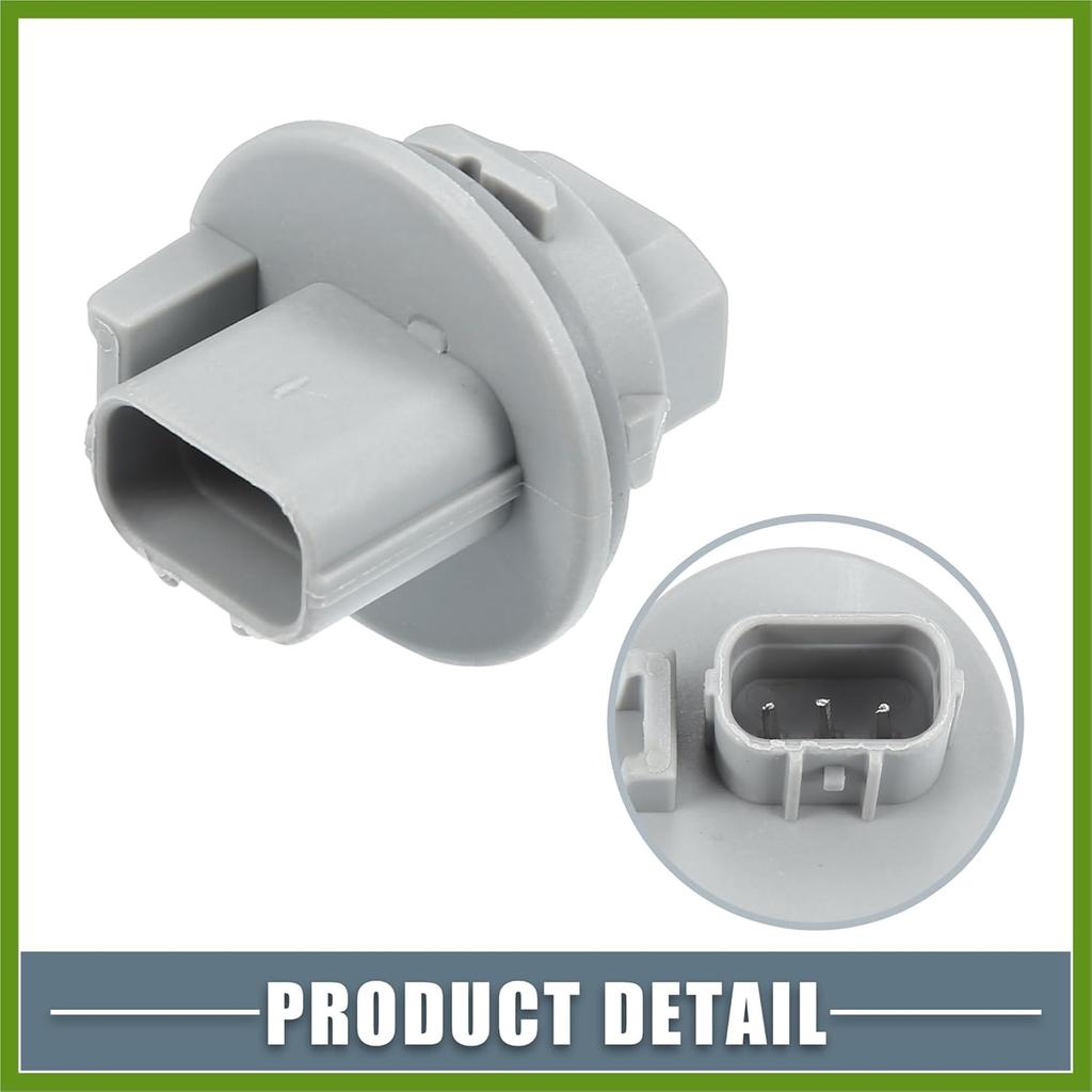 Turn Signal Pointer Light Bulb Socket 33302S5AA01 for Acura RDX 2007-2015 Plastic Gray (Set of 2) Replace Parts Vehicle Components