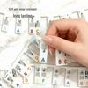 Removable Silicone Piano Note Stickers for Beginners - 88-Key Keyboard Guide