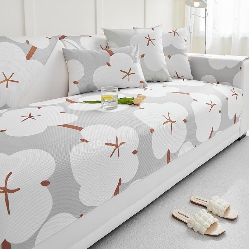 Technology Cool Ice Silk Sofa Cushion Summer Summer Sleeping Mat Non-Slip Cushion Sofa Cover Washable Cushion