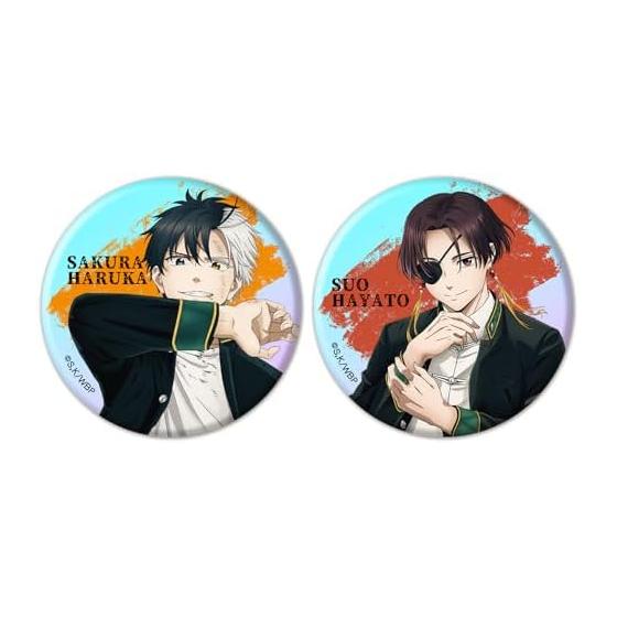 TV Anime WIND BREAKER Haruka Sakura & Hayato Suoh Aurora Can Badge Set of 2