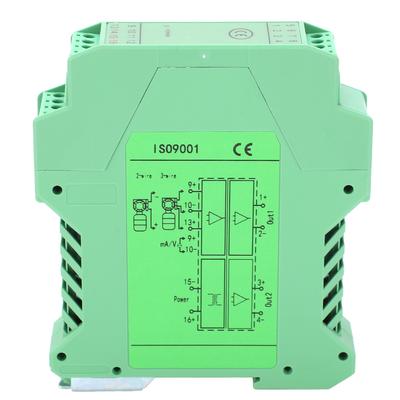 DC Signal Isolator Current Voltage Transmitter DIN Rail Mount 1?in 2?out 0?10V To 4?20mA GLG