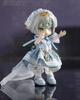 Obitsu 11 OB11 Size Outfit Set for Obitsu Dolls (11cm Body), Princess Dress, Lolita Style, Cute, 5-Piece Set (Blue Gray)