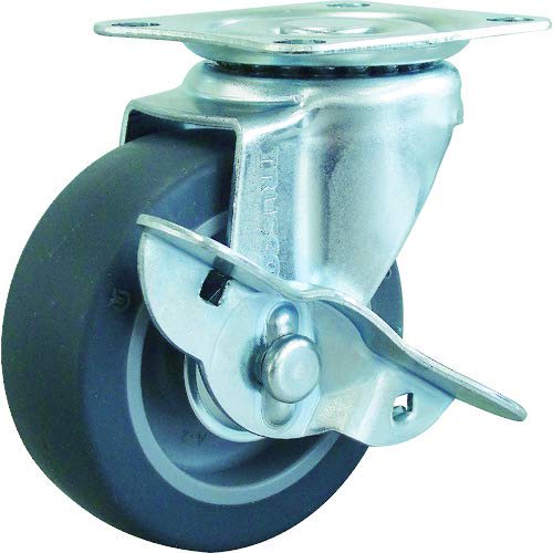 TRUSCO TYS Series Swivel SP with Elastomer Wheels, 65mm, TYSELB-65, Case of 2