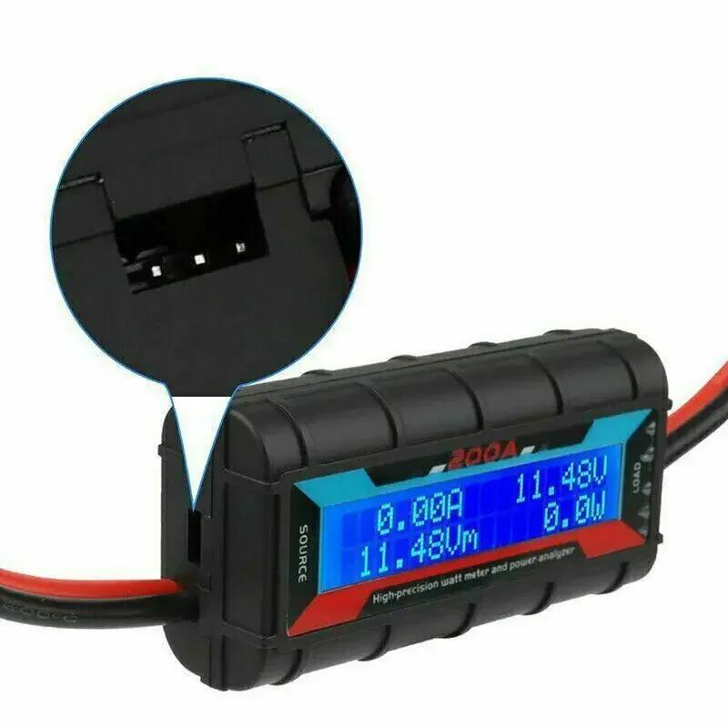 Upgraded High Precision Watt Meter LCD Digital Amp Meter for RC Battery Solar Power Analysis with Voltage Current Tester