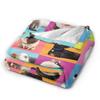 The Secret Life of Pets Flannel Blanket  Warm Soft Throw Blanket for Home Decor Travel Funny Bedspread Sofa Bed Cover