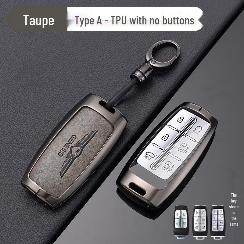 Genesis GV80/GV70 Alloy Key Case & Buckle Set for Men