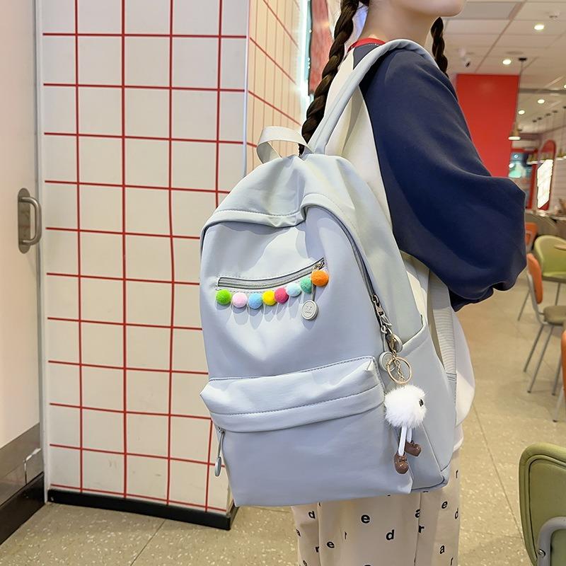 Small fresh and cute girl backpack, new large-capacity casual versatile student backpack