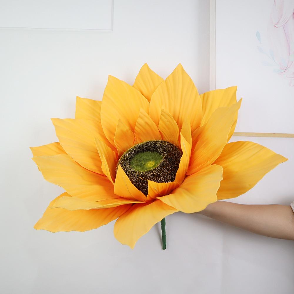 New 45/55cm Artificial Sunflower Giant Window Display Simulation Sun Flower Fake Flower Background Props