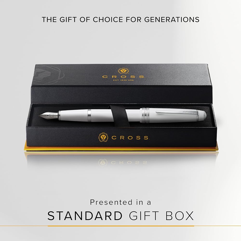 CROSS NAT0746-2FS Cross Bailey Light White Fountain Pen F
