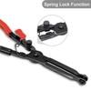 Practical Car Exhaust Pipe C Clamp Removal Plier Spreading Retrofit Demolition Auto Special Repair Tool