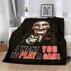 Saw X Horror Thriller Movie Printed Blanket Picnic Blankets Warm Blanket Soft and Comfortable Blanket Home Travel Birthday Gift