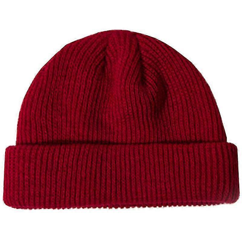 Warm Winter Knit Beanie Cap Fisherman Warmer Watch Cap Daily Ski Hat