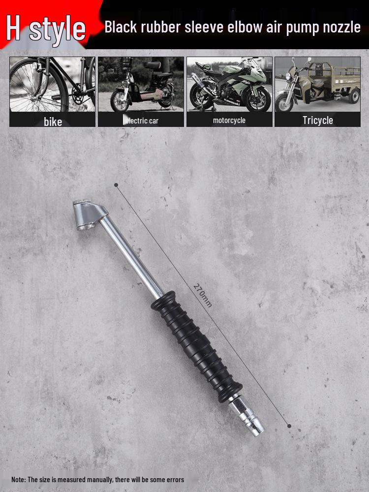 Inflatable Air Pump Nozzle for Tires, Motorcycles, and Electric Vehicles