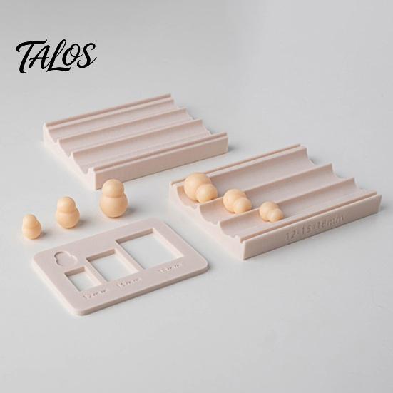 Handmade Craft Accessories Polymer Clay Ball Maker Mold for Jewelry Making, 12/15/18mm Sphere Shaper Pla 3D Printed Roller Tool DIY Earrings
