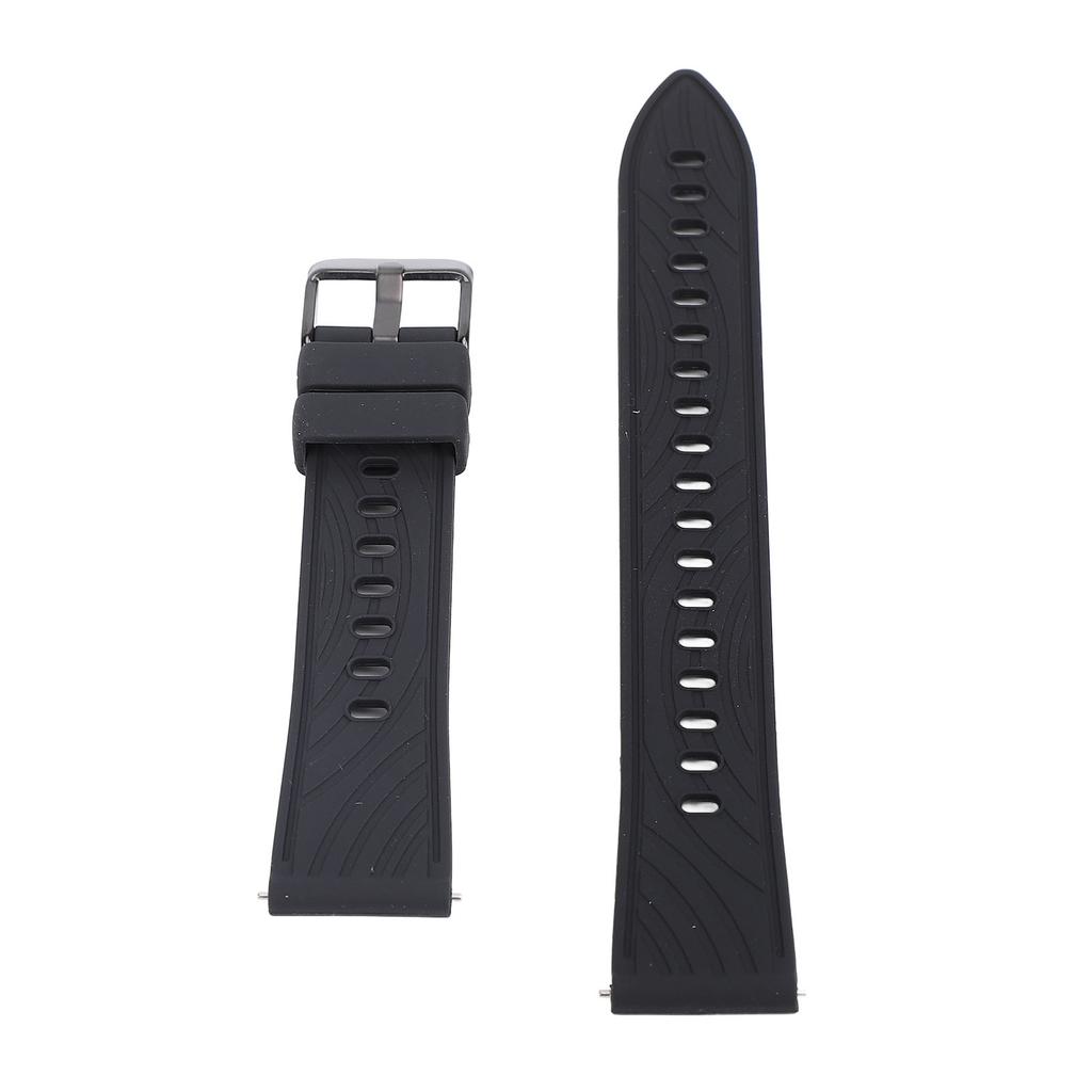 Watch Band for   Silicone Soft Breathable Quick Release Carved Smartwatch Replacement Band Strap for Men Women
