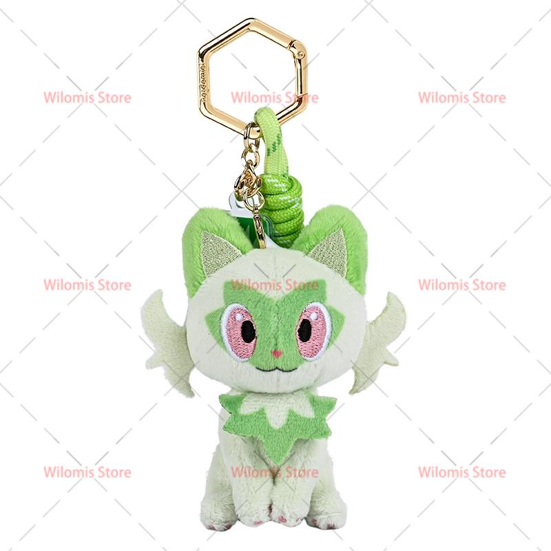 32 Styles Original Pokemon Plush Keychain Pikachu Bulbasaur Gengar Mimikyu Plusle Minun Cute And Charming Backpack Pendant Keyring Present