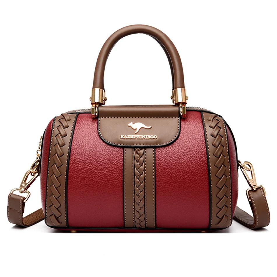 

Высококачественные кожаные кошельки и сумки для женщин, роскошные дизайнерские сумки через плечо, новые женские сумки-мессенджеры