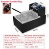 Large Capacity 110V/220V Electric Fryer - US, European, UK Standards - Free Shipping