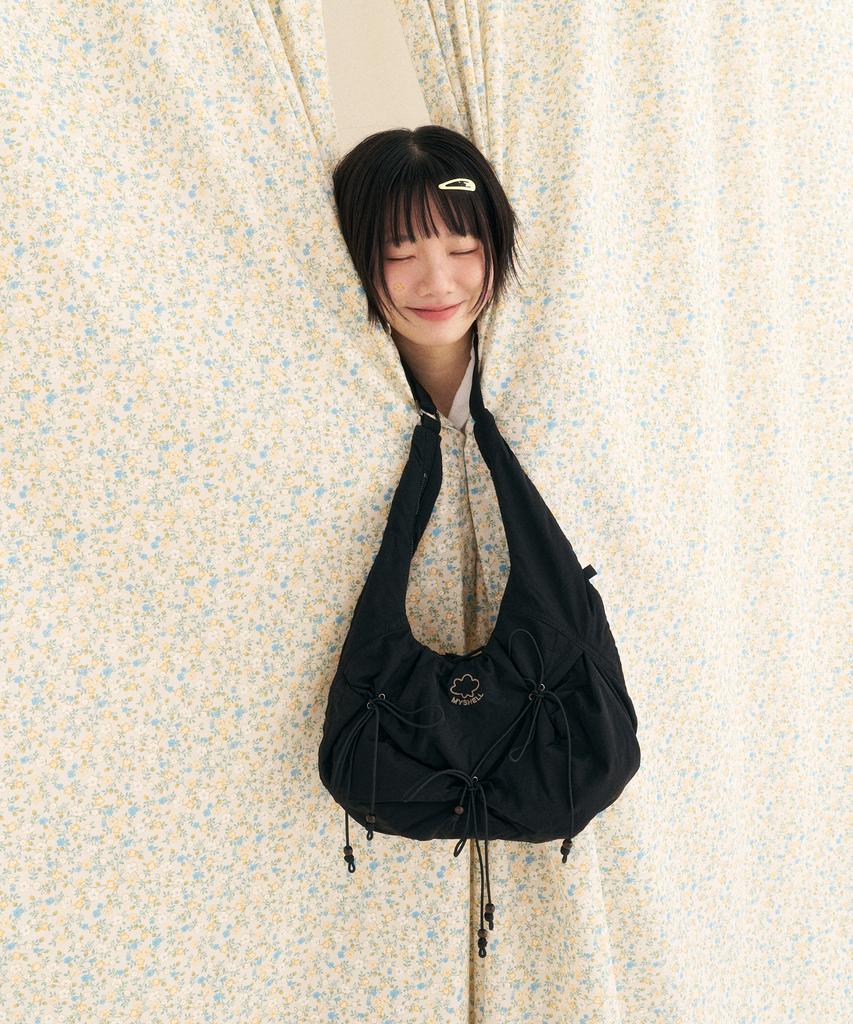 Myshell Willow String Nylon Crossbody Bag_10111Cb