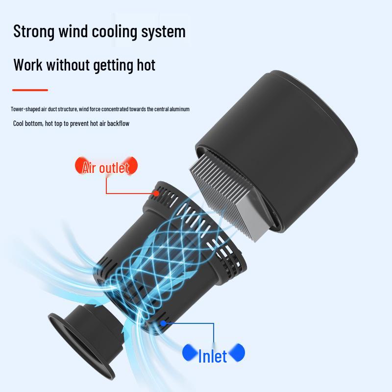 Universal Car Cup Holder for Hot & Cold Drinks - Portable One-Button Heating & Cooling Cup