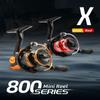 New Mini Spinning Reel 500/800 Series Metal Head High Strength Body Suitable for Ocean  Beach Bait Multifunctional Fishing Tackle
