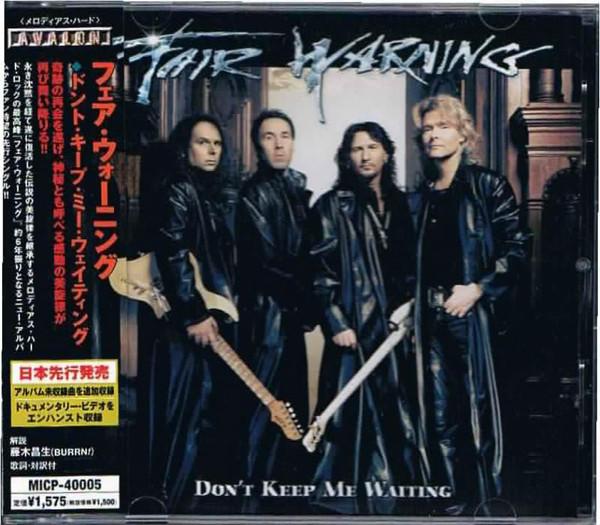 CD FAIR WARNING - Don't Keep Me Waiting MICP40005 Avalon 2006 Japan Rock Used
