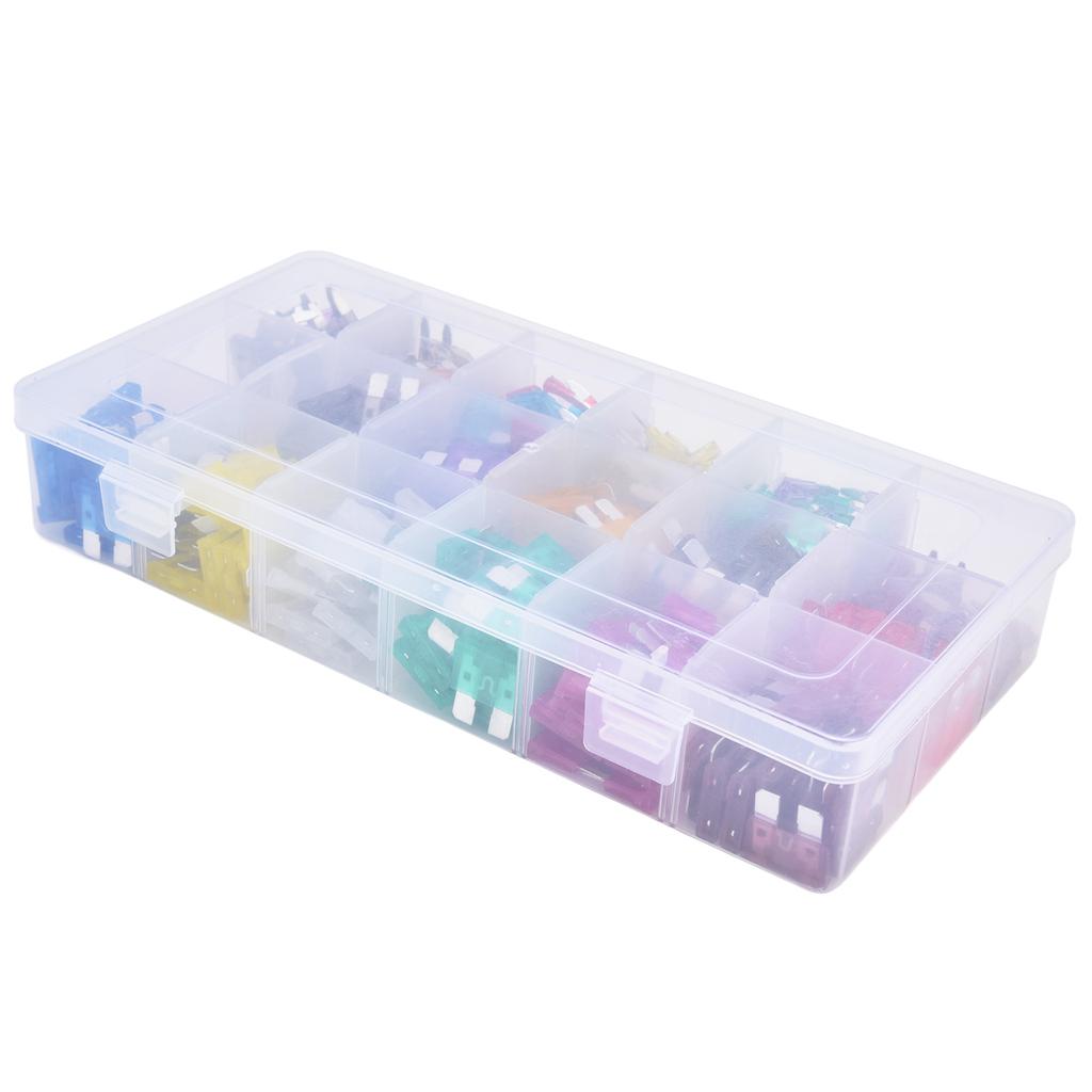 485Pcs Blade Fuse Assortment Aluminum Alloy Automotive Fuses Medium Small 2A‑40A
