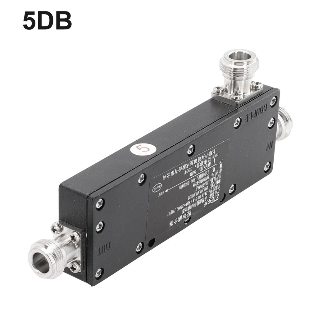 New N-Type Female RF Coaxial Directional Coupler 800-2500MHz 200W 5dB~40dB